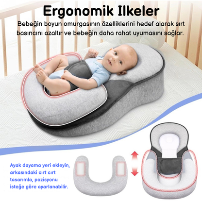 Reflü ve Kolik Rahatlatıcı Bebek Yatağı
