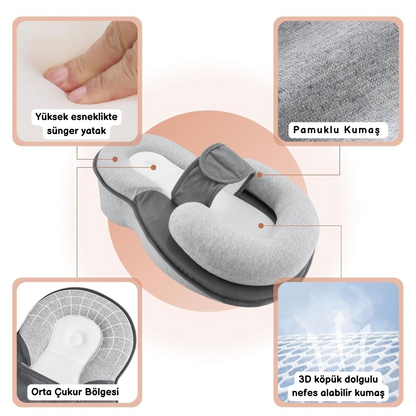 Reflü ve Kolik Rahatlatıcı Bebek Yatağı