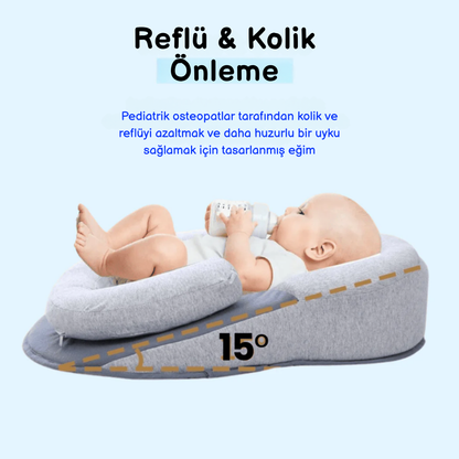 Reflü ve Kolik Rahatlatıcı Bebek Yatağı