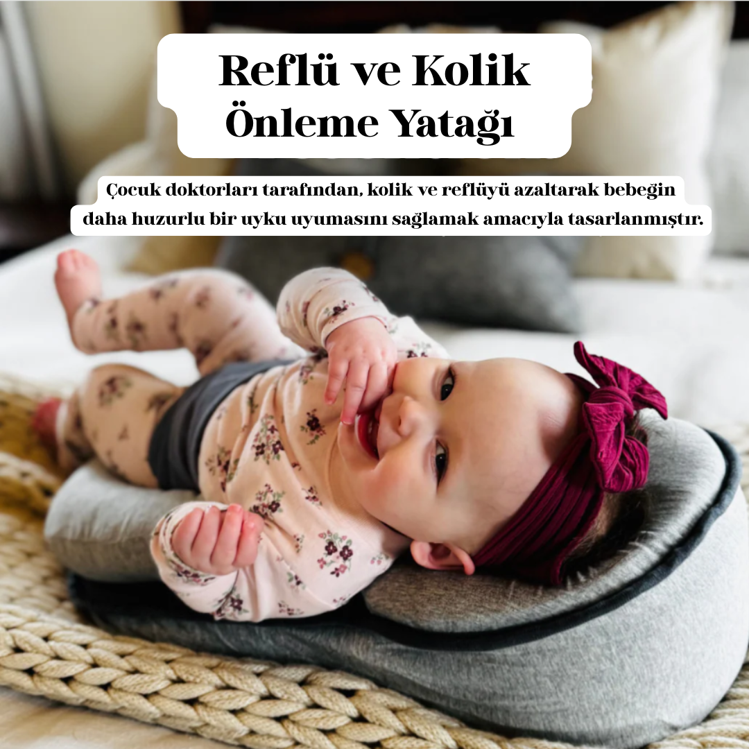 Reflü ve Kolik Rahatlatıcı Bebek Yatağı